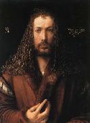 Albrecht Durer Self-Portrait in a Fur-Collared Robe oil painting